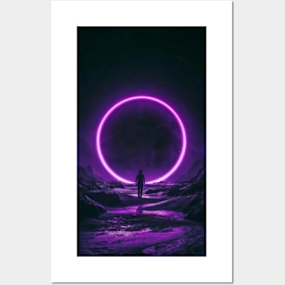 Black Hole Purple Cosmic Dark Galaxy Posters and Art